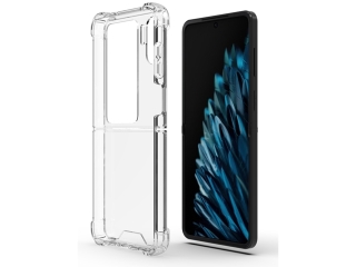 Oppo Find N2 Flip 5G Hülle Crystal Clear Case Bumper transparent