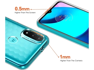 Motorola Moto E20 Gummi Hülle TPU Clear Case