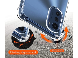 Motorola Moto E32s Hülle Crystal Clear Case Bumper transparent