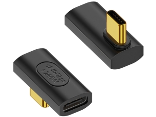 USB-C Adapter 90 Grad Winkel flach (male/female) USB4 40Gbit/s 240W