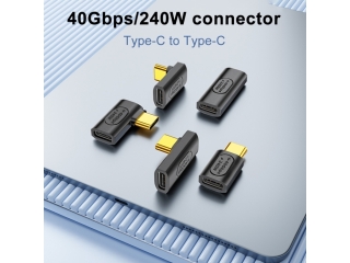 USB-C zu USB-C Stecker/Buchse Adapter (male/female) USB4 40Gbit/s 240W