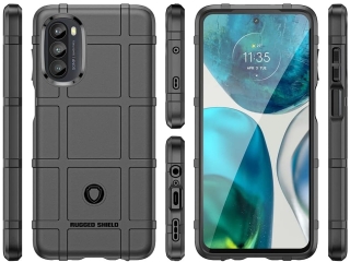 Motorola Moto G52 Rugged Shield Anti-Shock Case schwarz