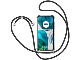 Motorola Moto G52 Handykette Necklace Hülle Gummi transparent