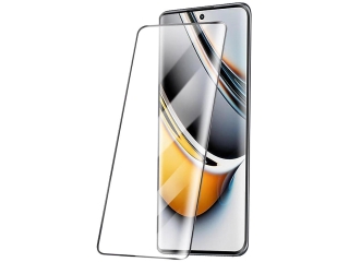 Realme 11 Pro+ 100% Vollbild Panzerglas Schutzfolie 2.5D 9H