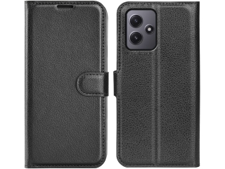 Xiaomi Redmi 12 Lederhülle Portemonnaie Karten Etui schwarz