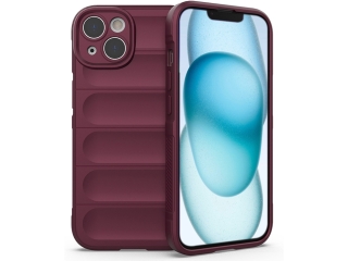 Apple iPhone 15 CloudCase TPU Hülle bordeaux