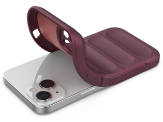 Apple iPhone 15 CloudCase TPU Hülle bordeaux
