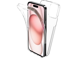 Apple iPhone 15 Touch Case 360 Grad Rundumschutz transparent