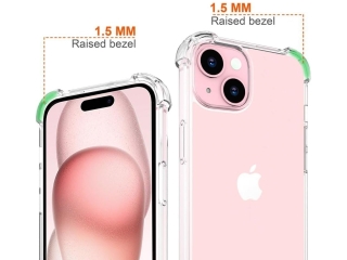 Apple iPhone 15 Hülle Crystal Clear Case Bumper transparent