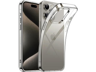 Apple iPhone 15 Pro Gummi Hülle TPU Clear Case