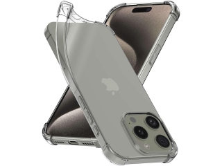 Apple iPhone 15 Pro Hülle Crystal Clear Case Bumper transparent