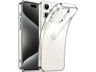 Apple iPhone 15 Pro Max Gummi Hülle TPU Clear Case
