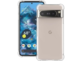 Google Pixel 8 Pro Hülle Crystal Clear Case Bumper transparent