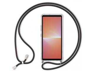 Sony Xperia 5 V Handykette Necklace Hülle Gummi transparent