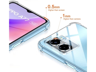 Oppo A77 5G Hülle Crystal Clear Case Bumper transparent