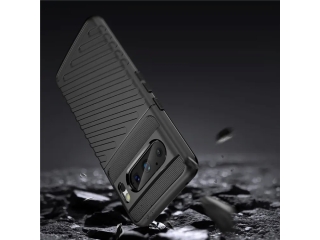 Google Pixel 8 Pro SpaceCase Stripes Impact-Resistant Hülle schwarz