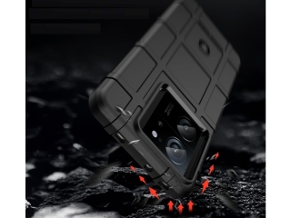Xiaomi 13T Pro Rugged Shield Anti-Shock Case schwarz