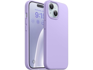 Apple iPhone 15 Liquid Silikon Case Hülle purple