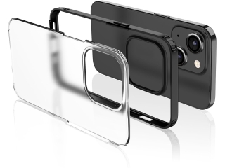 Apple iPhone 15 Anti-Impact Hülle 2m Fallschutz schwarz