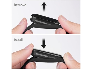 Xiaomi Mi Smart Band 6 Ersatz Armband Silikon graphit