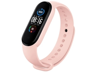 Xiaomi Mi Smart Band 6 Ersatz Armband Silikon rosa