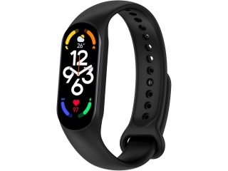 Xiaomi Smart Band 7 Ersatz Armband Silikon schwarz