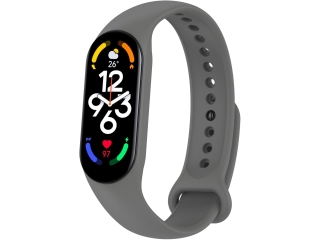 Xiaomi Smart Band 7 Ersatz Armband Silikon graphit