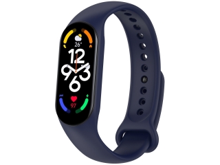 Xiaomi Smart Band 7 Ersatz Armband Silikon navyblau