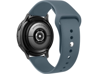 Samsung Galaxy Watch4 40mm Ersatz Armband Silikon rauchblau