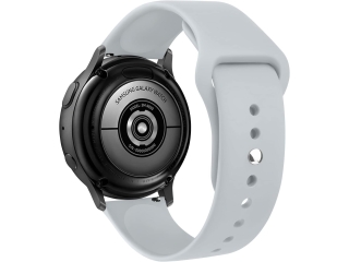 Samsung Galaxy Watch4 40mm Ersatz Armband Silikon hellgrau