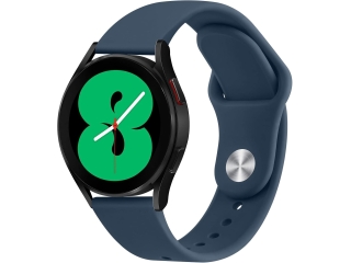 Samsung Galaxy Watch4 44mm Ersatz Armband Silikon navyblau