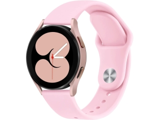 Samsung Galaxy Watch4 44mm Ersatz Armband Silikon rosa