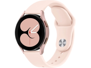 Samsung Galaxy Watch4 44mm Ersatz Armband Silikon blush