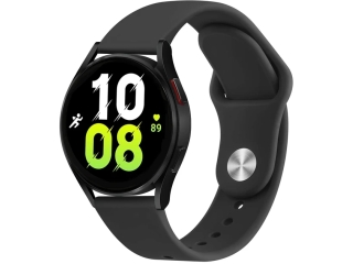 Samsung Galaxy Watch5 40mm Ersatz Armband Silikon schwarz