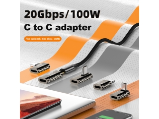 Titan USB-C auf USB-C Kupplung Verbindungs Adapter 100W 20 GBit/s