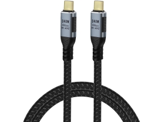 Kurzes USB-C Kabel USB4 40 Gbit/s 8K 50cm Data & Charge