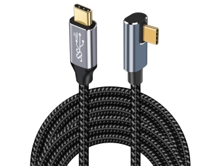 USB C Kabel 90 Grad Winkel Flach 3 Meter Data & Charge