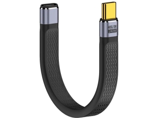 Short USB-C Extension Kabel 10cm USB4 240W 40Gbit/s 8K Data & Charge