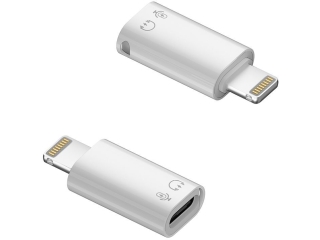 Lightning zu USB-C Kopfhörer Charge & Data OTG Adapter