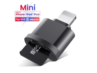 Lightning auf MicroSD Adapter für Fotos, Video, Dateien übertragen