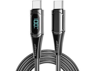 Essager 100W USB C Data & Charge Kabel mit Ladeanzeige 2 Meter