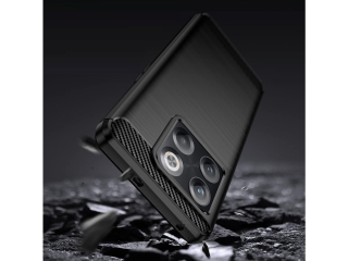 OnePlus 10T Carbon Gummi Hülle TPU Case schwarz