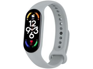 Xiaomi Smart Band 7 Ersatz Armband Silikon hellgrau