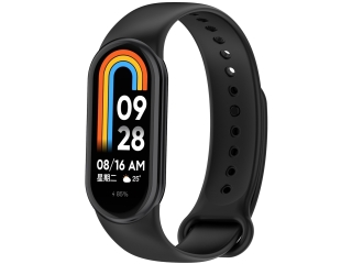 Xiaomi Smart Band 8 Ersatz Armband Silikon schwarz