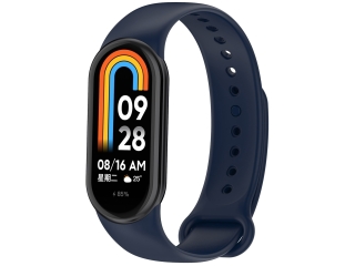 Xiaomi Smart Band 8 Ersatz Armband Silikon navyblau