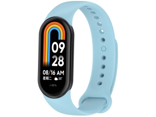 Xiaomi Smart Band 8 Ersatz Armband Silikon hellblau