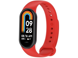 Xiaomi Smart Band 8 Ersatz Armband Silikon rot