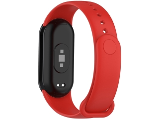 Xiaomi Smart Band 8 Ersatz Armband Silikon rot