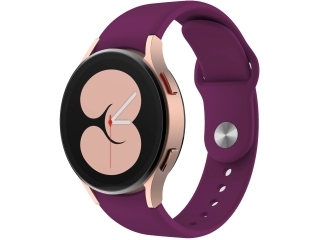 Samsung Galaxy Watch4 40mm Ersatz Armband Silikon plum purple