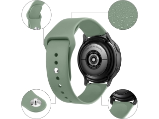 Samsung Galaxy Watch4 40mm Ersatz Armband Silikon forest green